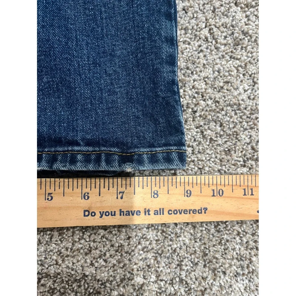 Levis 527 Slim Bootcut Jeans Mens 34x31 Dark Wash Denim Blue 05527-0534